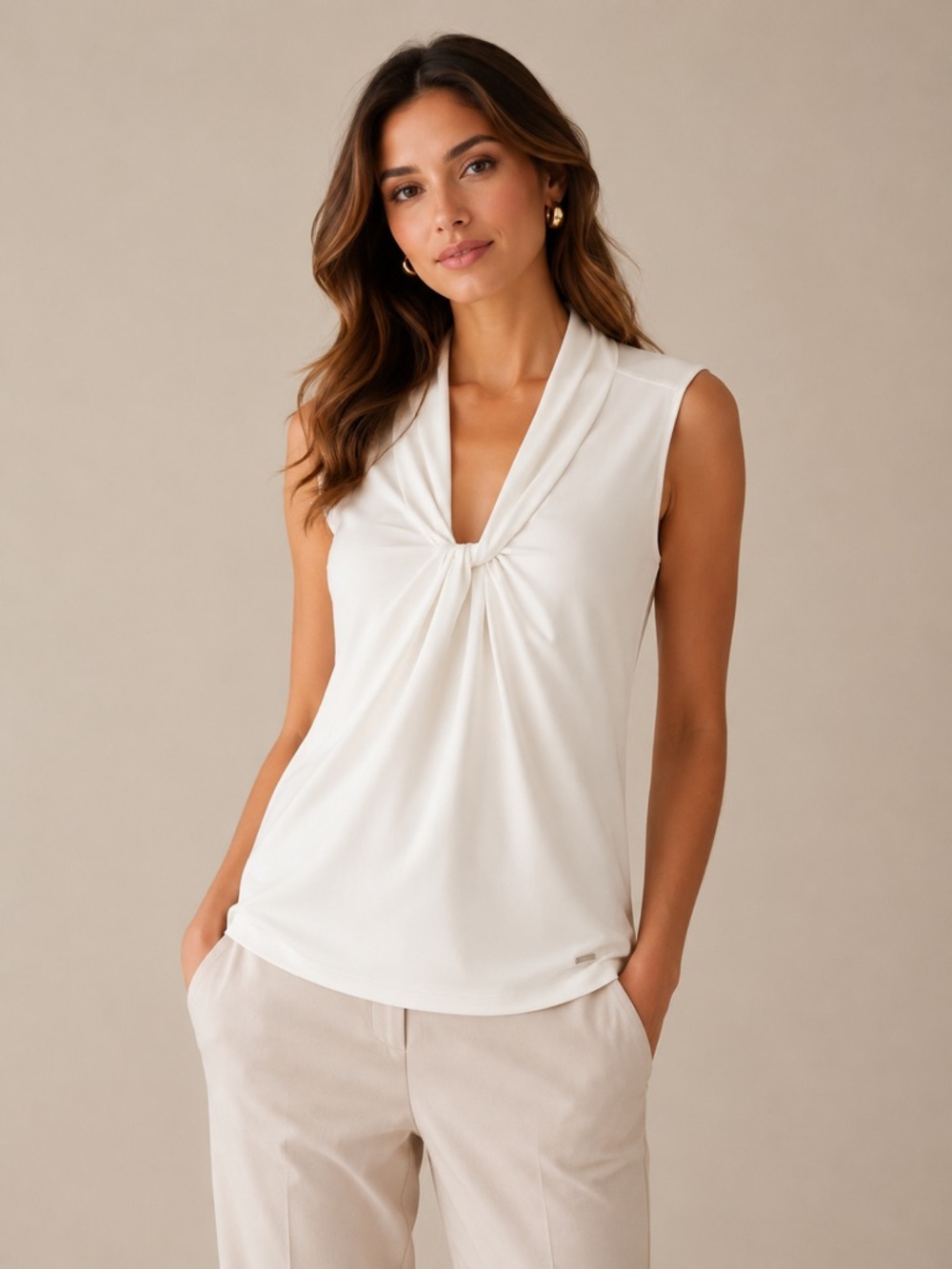 Calvin Klein Cream Top